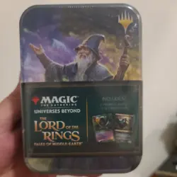 Magic The Gathering Lord of the Rings Tin, Gandalf Sealed Universes Beyond - Image 1