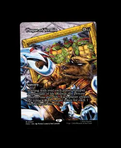 Plague of Vermin (Borderless) Teenage Mutant Ninja Turtles Eternal-Legal Regular - Image 1