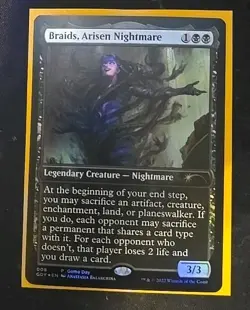 Braids, Arisen Nightmare - MTG Game Day - FOIL Promo - Image 1