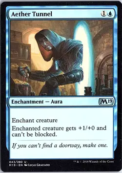 Aether Tunnel U Core Set 2019 43 LP MTG - Image 1