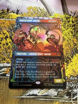 North Wind Avatar - Foil - Showcase Teenage Mutant Ninja Turtles MTG - Image 3