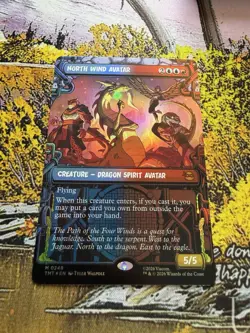 North Wind Avatar - Foil - Showcase Teenage Mutant Ninja Turtles MTG - Image 5