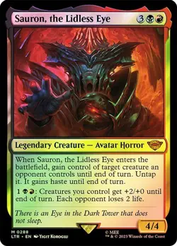 Sauron, the Lidless Eye - FOIL - Universes Beyond: The Lord of the Rings - MTG - Image 1