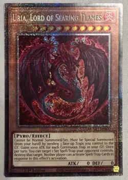 Yugioh! STARLIGHT Uria, Lord of Searing Flames (Alternate Artwork) MZMU-EN000 - Image 1