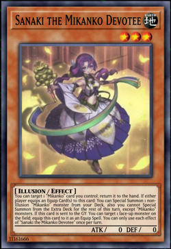 Yugioh! Sanaki the Mikanko Devotee Maze of the Muertos MZMU-EN017 - Image 1