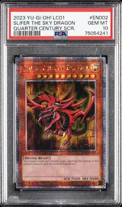 2023 YU-GI-OH! LEGEND COLLECTION 25TH ANNIV EDITION SLIFER THE SKY DRAGON PSA 10 - Image 1