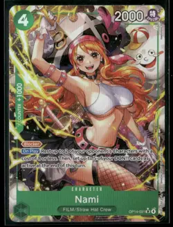 2026 One Piece Nami OP14-031 Alternate Art English - Image 1