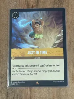 Just In Time - EN1 029 - Disney Lorcana TCG - 1st Chapter - NM, Mint - Image 1