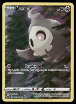 Pokemon Cards Duskull GG28/GG70 Crown Zenith Galarian Gallery Holo NM *4 - Image 1