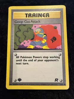 Pokemon Goop Gas Attack Team Rocket 1st Edition Rare 78/82 English Card - Image 1