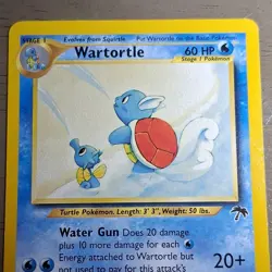 Pokemon Wartortle Southern Islands Promo 15/18 60 HP Stage 1 English Card - Image 1