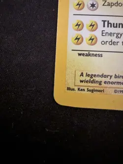 Zapdos 16/102 Pokemon Card TCG Base Set Unlimited Holo Rare - Image 5
