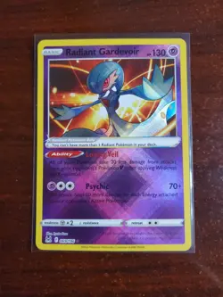 Radiant Gardevoir 069/196 - Lost Origin - Ultra Rare Holo Pokemon Card Near Mint - Image 1