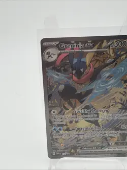 Pokemon TCG - Greninja ex 132 Scarlet & Violet Promo Card Holo Alt Art Good - Image 2