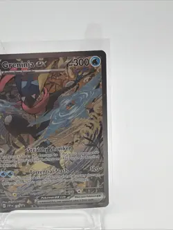 Pokemon TCG - Greninja ex 132 Scarlet & Violet Promo Card Holo Alt Art Good - Image 3