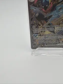 Pokemon TCG - Greninja ex 132 Scarlet & Violet Promo Card Holo Alt Art Good - Image 5