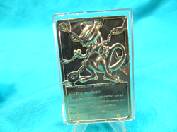 1999 BURGER KING POKEMON MEWTWO 23K GOLD PLATED TRADING CARD IN PLASTIC CASE - Image 3