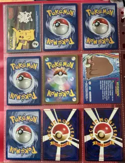 Vintage Pokemon Card Collection - No Binder Lot 5 Pages - Holo - Modern LP/NM - Image 2