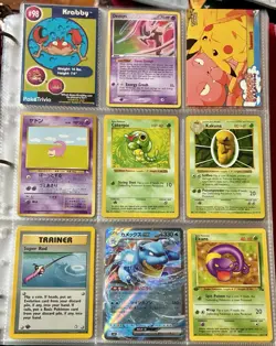 Vintage Pokemon Card Collection - No Binder Lot 5 Pages - Holo - Modern LP/NM - Image 3
