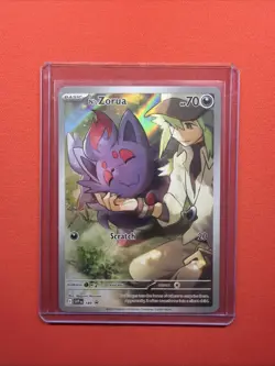 Pokemon TCG N's Zorua 189 Scarlet & Violet Promo Holo Card Journey Together - Image 1