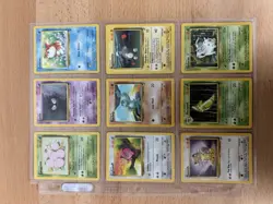 LP/MP COMPLETE Pokemon BASE Set 2 All 48 Card COMMON Non-Holo 130 WOTC - Image 3