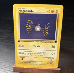 Pokemon TCG Magnemite Team Rocket 60/82 Regular 1st Edition Common Card - Image 1