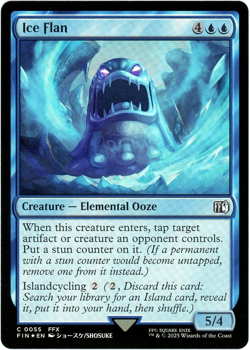 Ice Flan (Foil) - 0055 - Final Fantasy - MTG - NM/M - Image 1