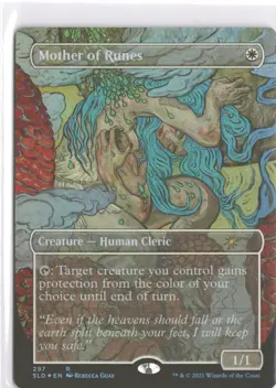 MTG Mother Of Runes (297) *Foil* Borderless Secret Lair: Mothers Day MT/NM Guay - Image 1