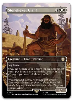 Stonehewer Giant (Borderless) #521 (NM) Lord of the Rings LTC Magic MTG - Image 1