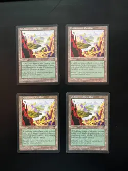 X 4 - MTG - Undiscovered Paradise - Visions - see picts for condition - #1 - Image 1