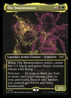 The Swarmweaver (borderless) Duskmourn Mythic Relics - Image 1