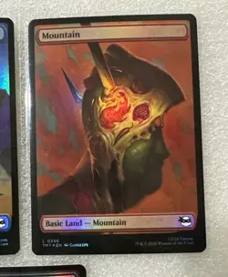 Magic the Gathering - FOIL Pizza Lands - #0253 - 0257 - TMNT - NM/M Mtg - Image 5