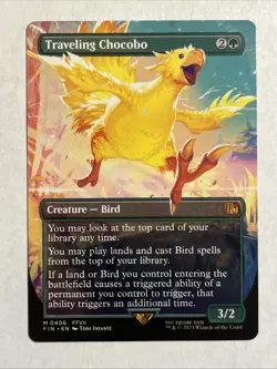 Traveling Chocobo (Borderless) Final Fantasy Regular - Image 1