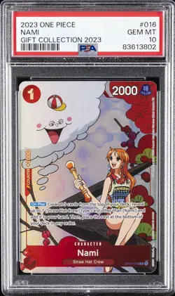 2023 ONE PIECE GIFT COLLECTION 2023 #016 NAMI PSA 10 - Image 1