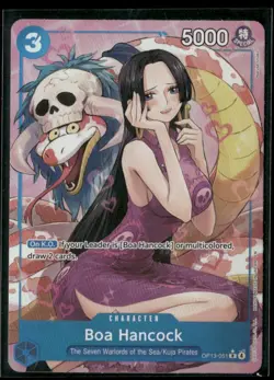 2025 One Piece OP13-051 Carrying on His Will Boa Hancock Alternate Art - Image 1