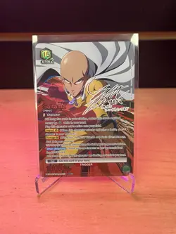 One Punch Man Union Arena Saitama SR 2 Star English Edition OPM-1-062 - Image 1