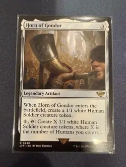 Horn of Gondor #240 Lord of the Rings LTR Magic: The Gathering Card - Image 1