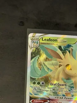 Pokemon TCG Leafeon VSTAR Crown Zenith Holo Ultra Rare Card 014/159 NM Condition - Image 2