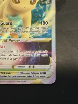 Pokemon TCG Leafeon VSTAR Crown Zenith Holo Ultra Rare Card 014/159 NM Condition - Image 5