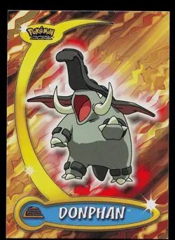 Pokemon Card - Donphan Topps Pokemon Advanced Challenge 23 Blue Logo - Image 1