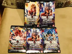 Dragon Ball Super Card Game Fusion World FB09 Dual Evolution Booster Packs x5 - Image 1