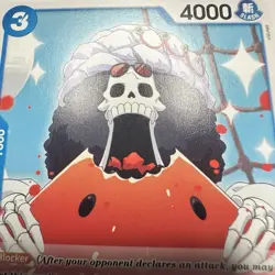 Brook OP11-056 R, One Piece card, UGUME Tag Skeloton Zoro Nami Luffy Usopp - Image 1