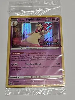 Hisuian Typhlosion Gamestop Promo Astral Radiance Pokemon Card NEW / SEALED - Image 1