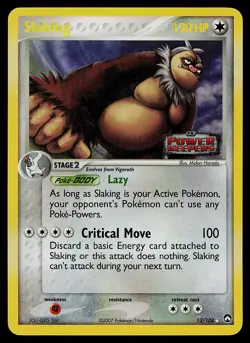 Pokemon Card - Slaking Power Keepers 13/108 Rare Reverse Holo Stamped - Image 1