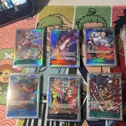 Bandai One Piece CCG Foil Character Lot – 10 SR’s Cards English - Image 1