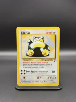 Snorlax 030/130 Base Set 2 Regular (MP) Vintage Pokemon Cards - Image 1