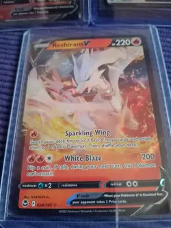 Pokemon tcg 3 card English V bundle Inc Ho-Oh V 140/195 Silver Tempest - Image 2