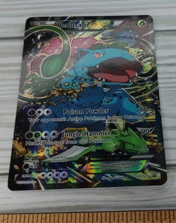 Venusaur EX XY123 XY Holo Pokemon Trading Black Star Card TCG - Image 2