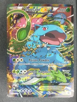 Venusaur EX XY123 XY Holo Pokemon Trading Black Star Card TCG - Image 4