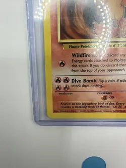 Moltres Fossil Set Rare Non Holo Pokemon Card 27/62 Vintage 1999 WOTC - Image 4